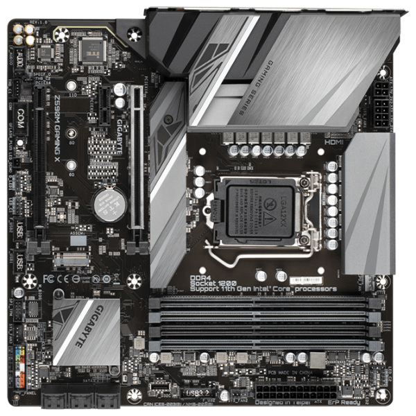 Материнская плата Gigabyte Z590M GAMING X 1.0 mATX/ Intel Z590 photo 1