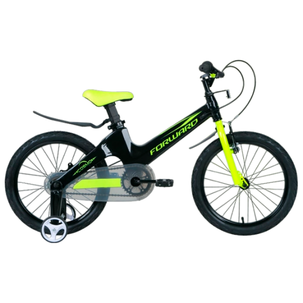 Велосипед Forward Cosmo 14" 10" Сталь/ Черный Зелёный photo 1