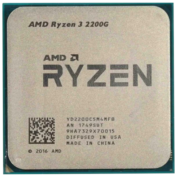 Процессор AMD Ryzen 3 PRO 2200G Tray AM4/ 3.50 ГГц - 3.70 ГГц photo 1