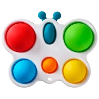 Игрушка антистресс Simple Dimple Бабочка Белый Белый