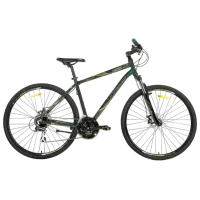 Велосипед Aist Cross 28" 18" Алюминий/ Зелёный Светлый