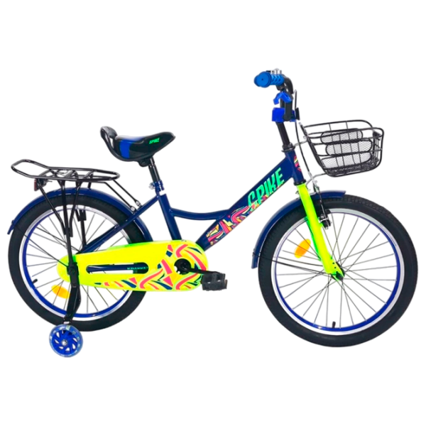 Велосипед Krakken Spike 16" 14" Сталь/ Синий Желтый photo 1