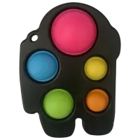Игрушка антистресс Simple Dimple Amoung Us Черный Черный
