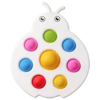 Игрушка антистресс Simple Dimple Божья коровка Белый Белый