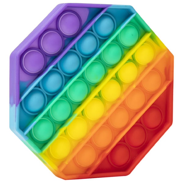 Jucărie antistres Pop It Hexagonal Multicolor Multicolor photo 1 Jucărie antistres Pop It Hexagonal Multicolor Multicolor photo 1