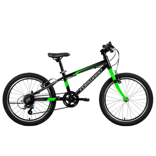 Bicicletă Forward Rise 20" 10.5" Munte/ Black Green photo 1 Bicicletă Forward Rise 20" 10.5" Munte/ Black Green photo 1