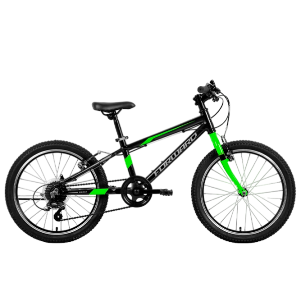 Bicicletă Forward Rise 20" 10.5" Munte/ Black Green photo 1 Bicicletă Forward Rise 20" 10.5" Munte/ Black Green photo 1