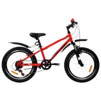 Велосипед Forward Unit 20 10.5 20" 10.5" Сталь/ Красный Черный