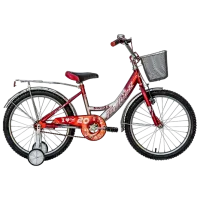 Bicicletă Fulger Panda 20" 11.6" Oțel/ Red Silver