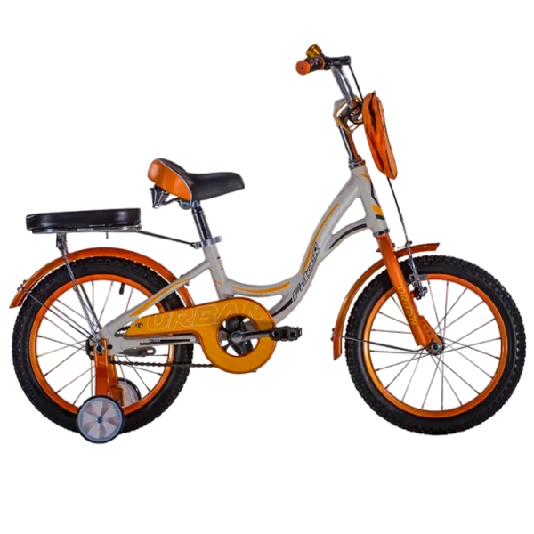 Велосипед Fulger Urban 16" Сталь/ Белый Желтый photo 1 Велосипед Fulger Urban 16" Сталь/ Белый Желтый photo 1