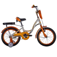 Bicicletă Fulger Urban 16" Oțel/ White Yellow