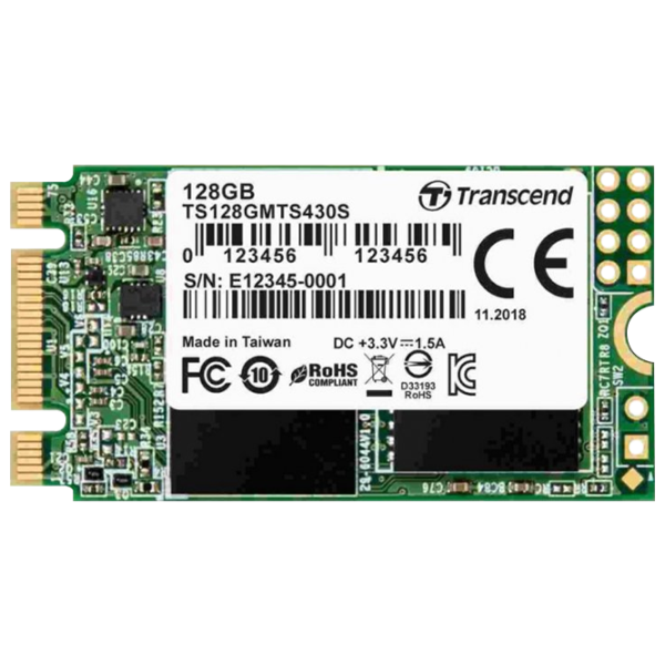 SSD Transcend TS128GMTS430S 128 ГБ M.2 photo 1