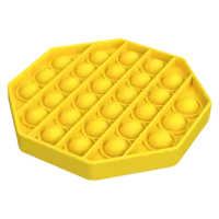 Jucărie antistres Pop It Octagon Yellow Yellow