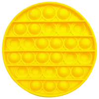 Игрушка антистресс Pop It Круглый Желтый Желтый