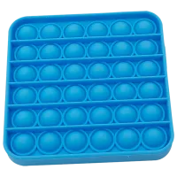 Игрушка антистресс Pop It Квадрат Синий Синий