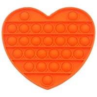 Jucărie antistres Pop It Inimă Orange Orange