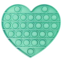 Игрушка антистресс Pop It Сердце Зелёный Зелёный