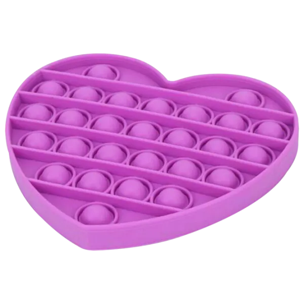 Игрушка антистресс Pop It Сердце Фиолетовый Фиолетовый photo 1 Игрушка антистресс Pop It Сердце Фиолетовый Фиолетовый photo 1