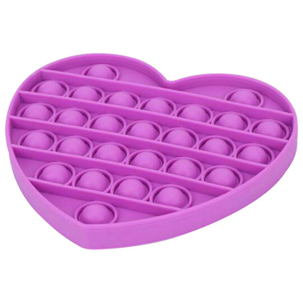 Игрушка антистресс Pop It Сердце Фиолетовый Фиолетовый photo 1 Игрушка антистресс Pop It Сердце Фиолетовый Фиолетовый photo 1
