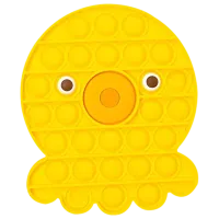 Игрушка антистресс Pop It Осьминог Желтый Желтый