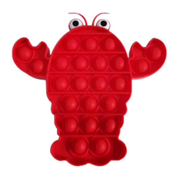 Игрушка антистресс Pop It Рак Красный Красный photo 1 Игрушка антистресс Pop It Рак Красный Красный photo 1