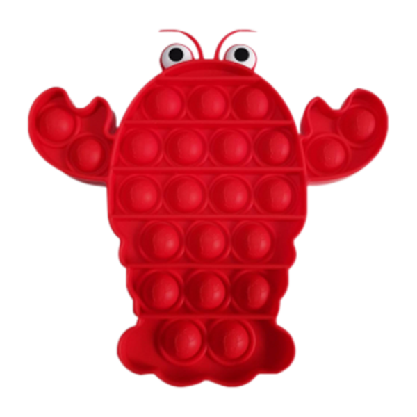 Игрушка антистресс Pop It Рак Красный Красный photo 1 Игрушка антистресс Pop It Рак Красный Красный photo 1