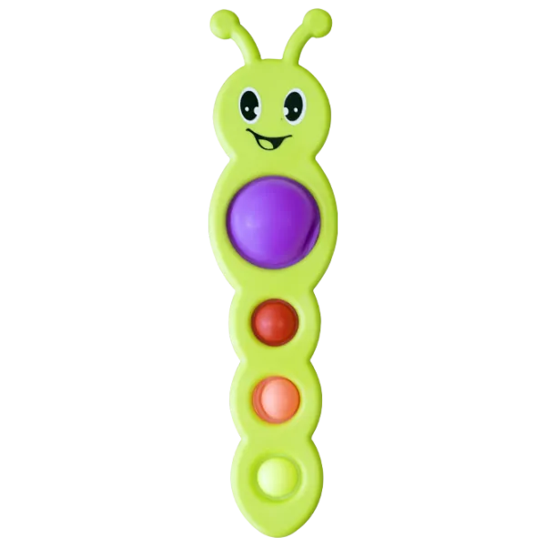 Игрушка антистресс Simple Dimple Гусеница Зелёный Зелёный photo 1 Игрушка антистресс Simple Dimple Гусеница Зелёный Зелёный photo 1