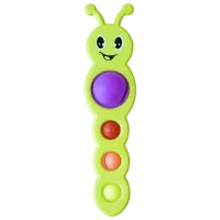 Игрушка антистресс Simple Dimple Гусеница Зелёный Зелёный