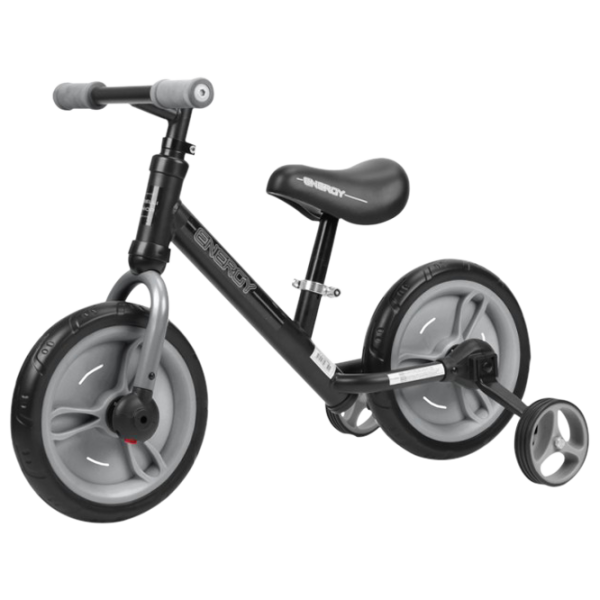 Bicicletă fără pedale Lorelli Energy 2 in 1 11" Black Gray photo 1 Bicicletă fără pedale Lorelli Energy 2 in 1 11" Black Gray photo 1