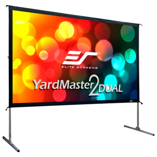 Ecran pentru proiector EliteScreens Yard Master 2 Dual 125 cm/ 222 cm/ Vertical/ Black photo 1 Ecran pentru proiector EliteScreens Yard Master 2 Dual 125 cm/ 222 cm/ Vertical/ Black photo 1