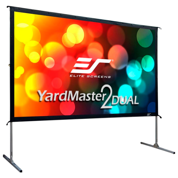 Ecran pentru proiector EliteScreens Yard Master 2 Dual 125 cm/ 222 cm/ Vertical/ Black photo 1 Ecran pentru proiector EliteScreens Yard Master 2 Dual 125 cm/ 222 cm/ Vertical/ Black photo 1