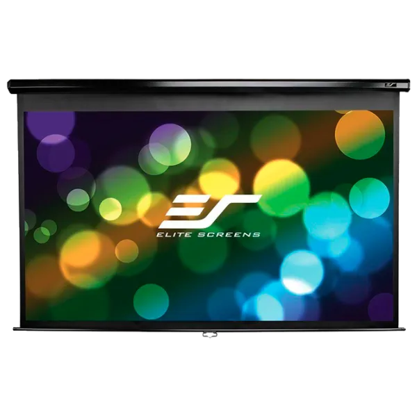 Ecran pentru proiector EliteScreens Manual Pull Down Screen 265.7 cm/ 149.4 cm/ Pe perete/ Black photo 1 Ecran pentru proiector EliteScreens Manual Pull Down Screen 265.7 cm/ 149.4 cm/ Pe perete/ Black photo 1