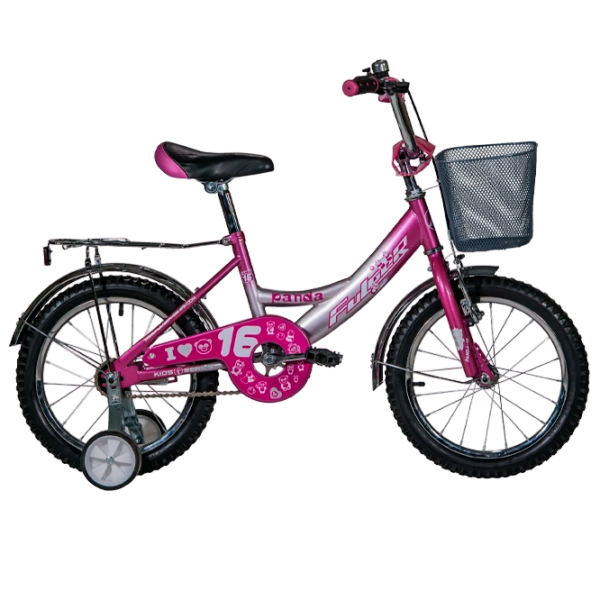 Велосипед Fulger Rase Kid 16" Сталь/ Розовый Белый photo 1 Велосипед Fulger Rase Kid 16" Сталь/ Розовый Белый photo 1