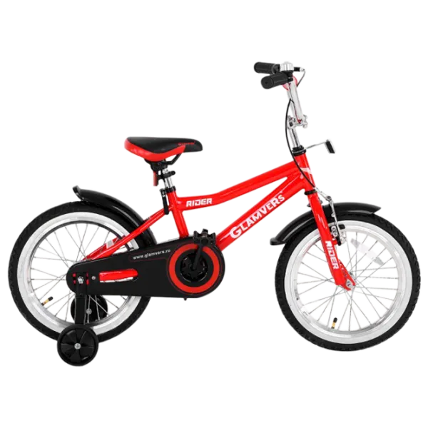 Bicicletă Glamvers Rider 16 16" Red photo 1 Bicicletă Glamvers Rider 16 16" Red photo 1