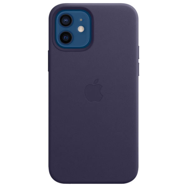 Husă pentru smartphone Apple iPhone 12/ 12 Pro Apple/ Back/ Piele/ Deep Purple photo 1 Husă pentru smartphone Apple iPhone 12/ 12 Pro Apple/ Back/ Piele/ Deep Purple photo 1