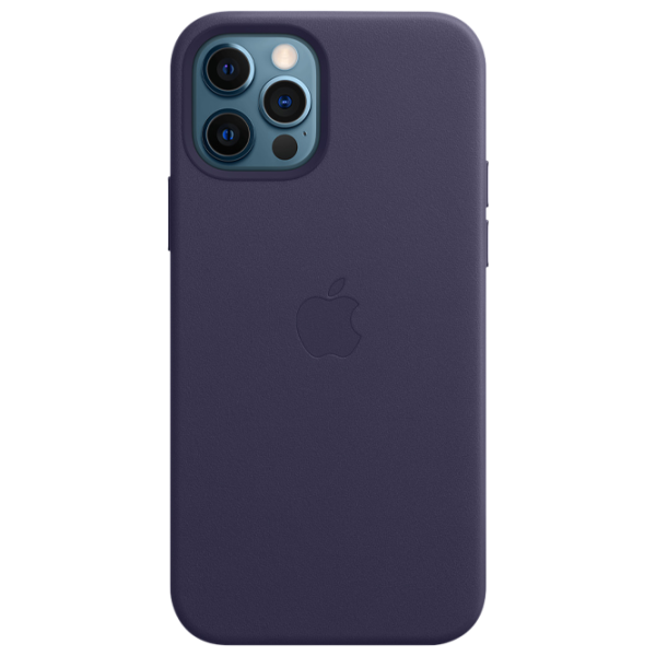 Чехол для смартфона Apple iPhone 12 Pro Max Apple/ Back/ Кожа/ Deep Пурпурный photo 1 Чехол для смартфона Apple iPhone 12 Pro Max Apple/ Back/ Кожа/ Deep Пурпурный photo 1