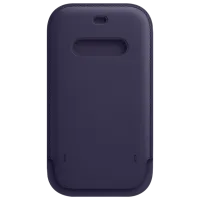Чехол для смартфона Apple iPhone 12/ 12 Pro Apple/ MagSafe/ Кожа/ Deep Пурпурный