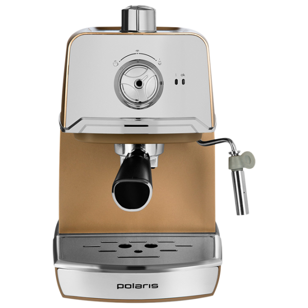 Espressor Polaris PCM1529E  Рожковая / 1.2 л / Кремовый photo 1
