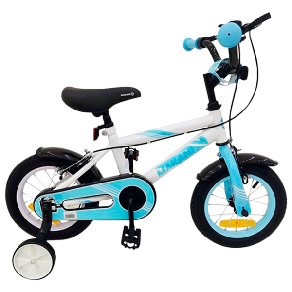 Bicicletă Makani Windy 14 14" White Blue photo 1 Bicicletă Makani Windy 14 14" White Blue photo 1