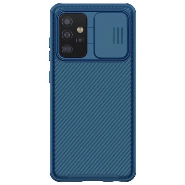 Husă pentru smartphone Samsung Galaxy A52 Nillkin/ PC/ Blue photo 1 Husă pentru smartphone Samsung Galaxy A52 Nillkin/ PC/ Blue photo 1