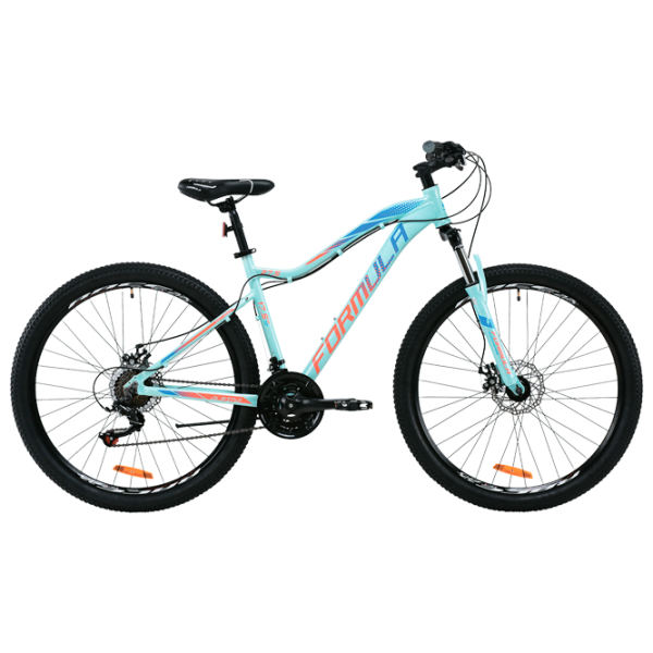 Велосипед Formula Alpina 27.5" 17.5" Алюминий/ Бирюзовый Оранжевый photo 1