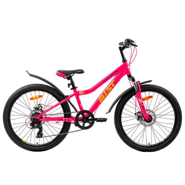 Bicicletă Aist Rosy Junior 24" 24" Aluminiu/ Pink Yellow photo 1