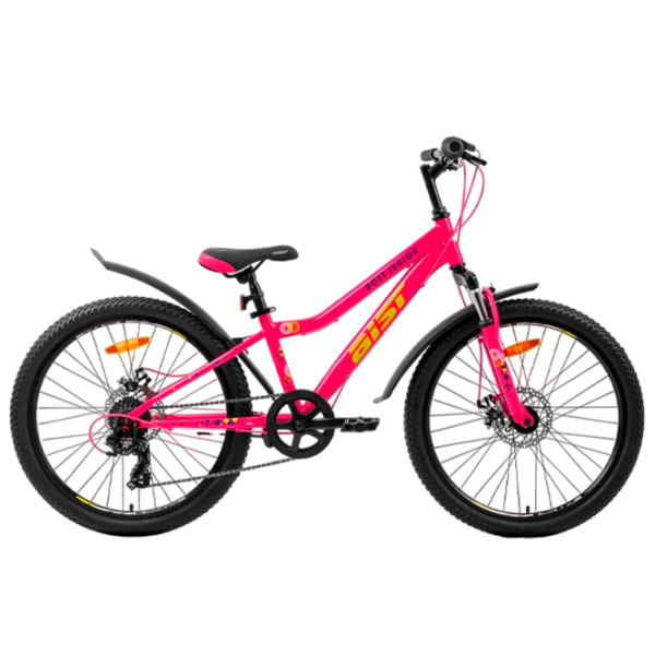 Bicicletă Aist Rosy Junior 24" 24" Aluminiu/ Pink Yellow photo 1