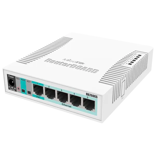 Switch Mikrotik RB260GS White photo 1