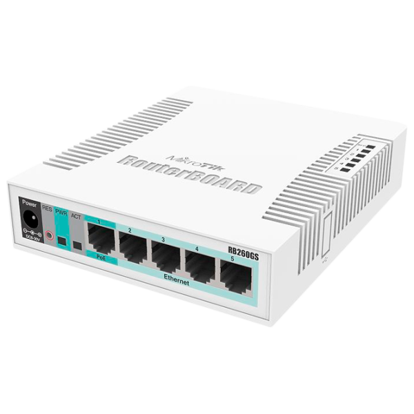 Switch Mikrotik RB260GS White photo 1