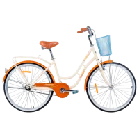 Bicicletă Aist Avenue 26" 17" Oțel/ Beige Orange