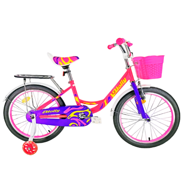 Велосипед Krakken Molly 16" 14" Металл/ Розовый Синий photo 1