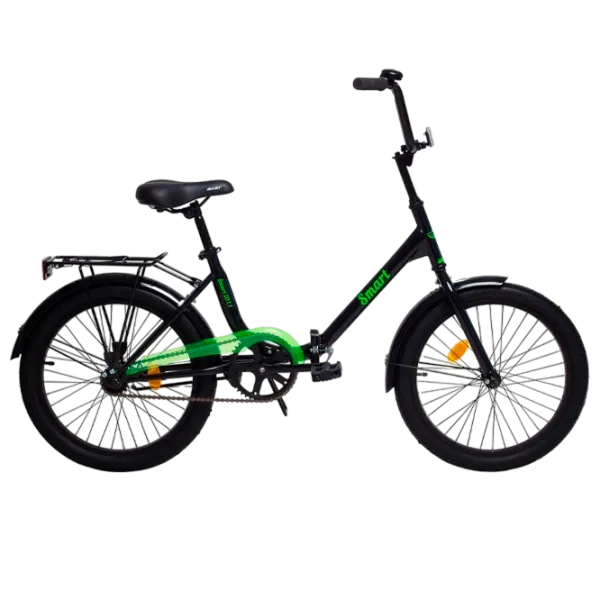 Bicicletă Aist Smart 20" 20" Oțel/ Black Green photo 1