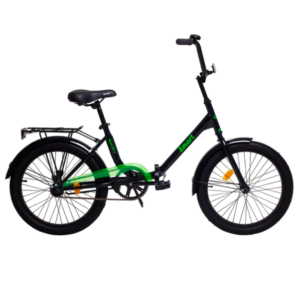 Bicicletă Aist Smart 20" 20" Oțel/ Black Green photo 1