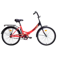 Велосипед Aist Smart 24" 24" Сталь/ Красный Черный